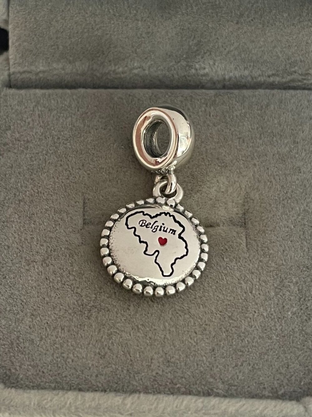 Pandora Belgium Map Exclusive Charm Pendant